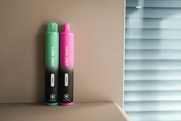 LANA 拋棄式電子煙產品的簡約設計與現代質感展示
